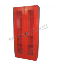 HD-DP-002 Malzeme Dolabı Cam Kapak
