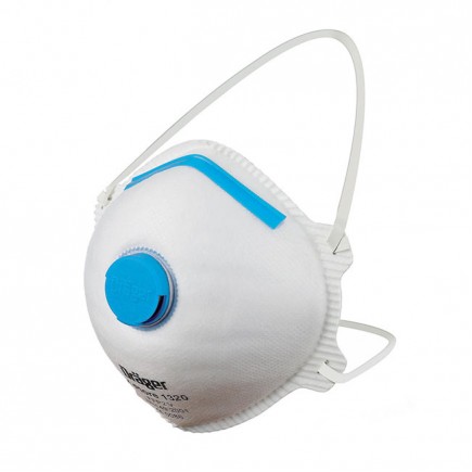 1320 Yuvarlak FFP2 Ventilli Toz Maskesi